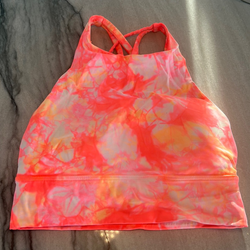 Tie dye Lululemon sports top